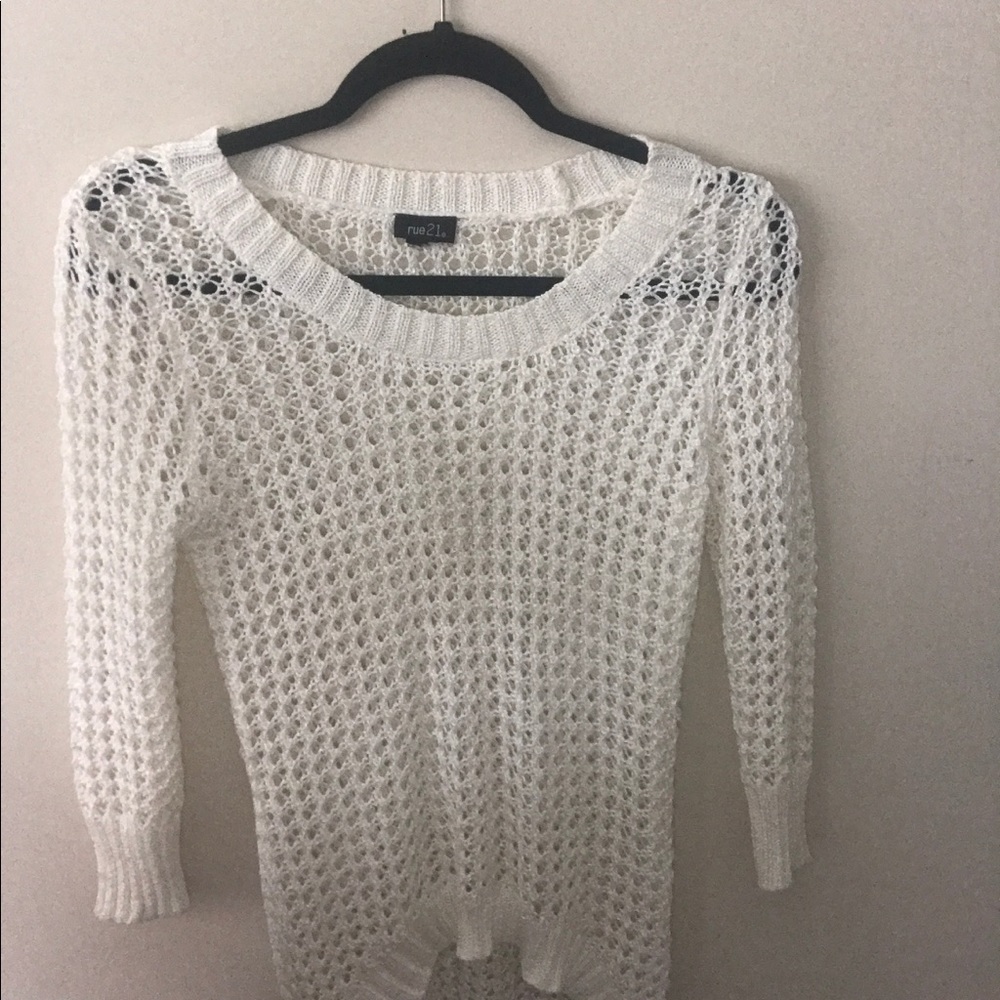 Rue 21 sweater CREAM